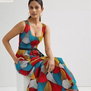 SIKA Geometric Maxi Dress